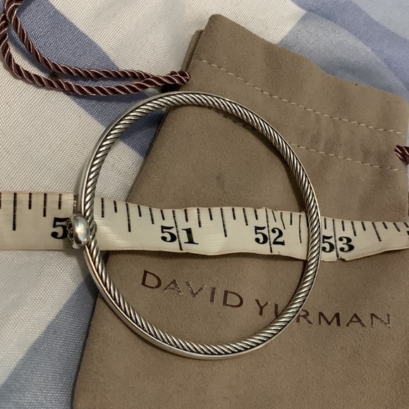 Vintage david yurman cable bangle  with diamond confetti - Picture 9 of 13